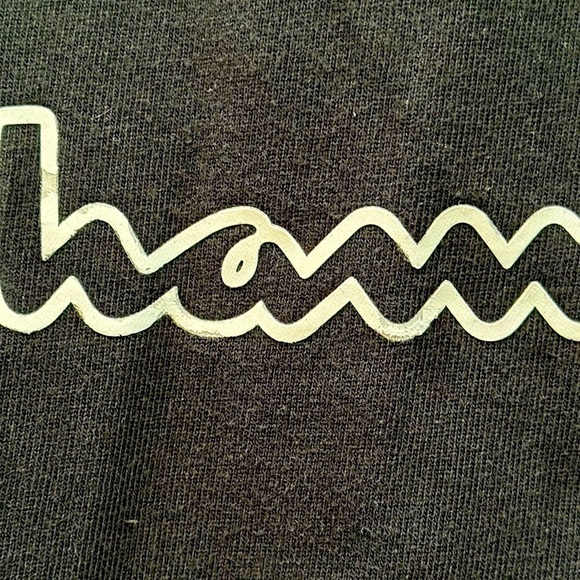 Champion Unisex Hoodie Black Size Medium GUC - Picture 7 of 8